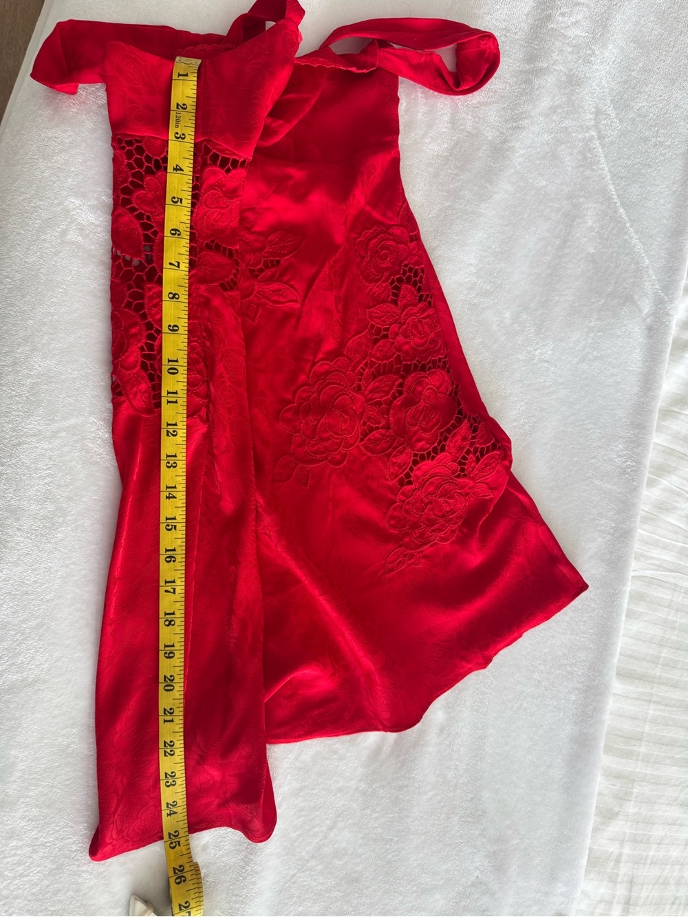 For Love & Lemons Red Claudia Mini Dress - Picture 13 of 14